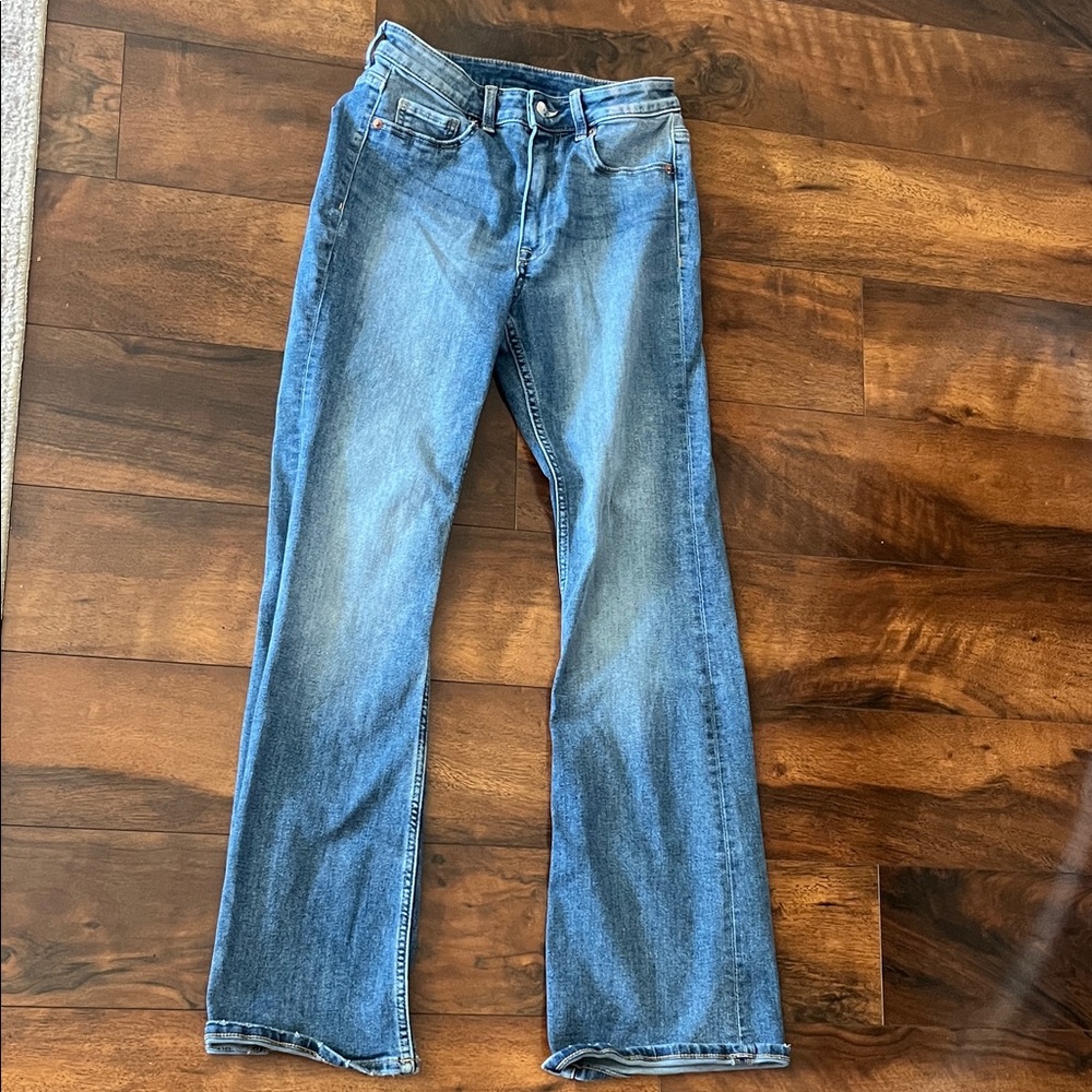 H&M Classic Denim Flare Jeans